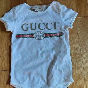 Baby Gucci logo cotton gift set